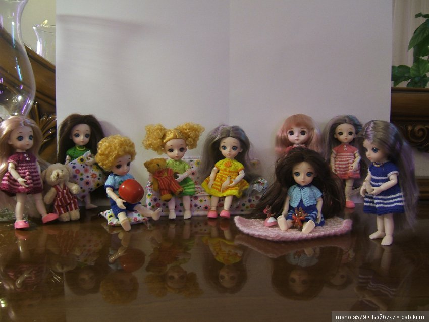 Куколки похожие на баболи. Уютная компания малышей и девушка-одуванчик (фото 2)