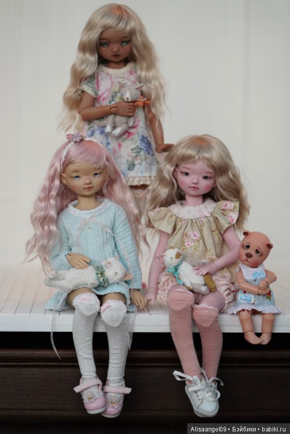 Шоколадная Чам,карамельная Чам и розовая Чам