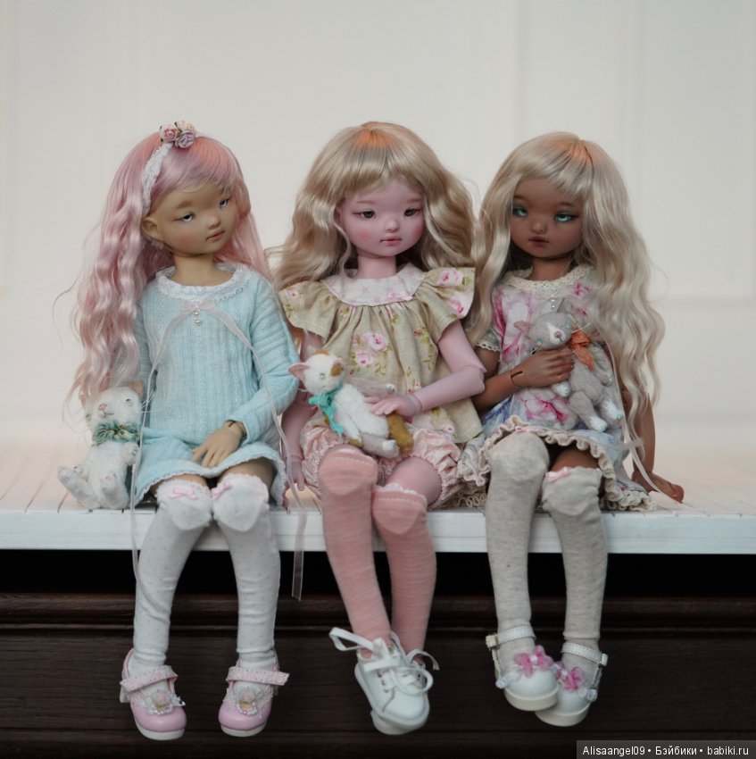 Шоколадная Чам,карамельная Чам и розовая Чам