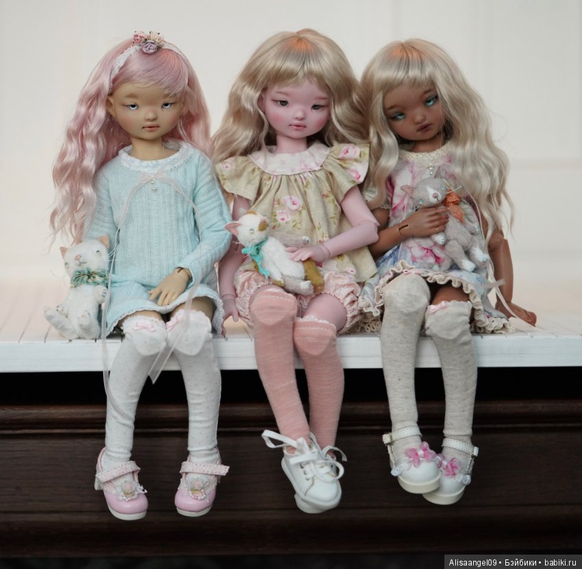 Шоколадная Чам,карамельная Чам и розовая Чам