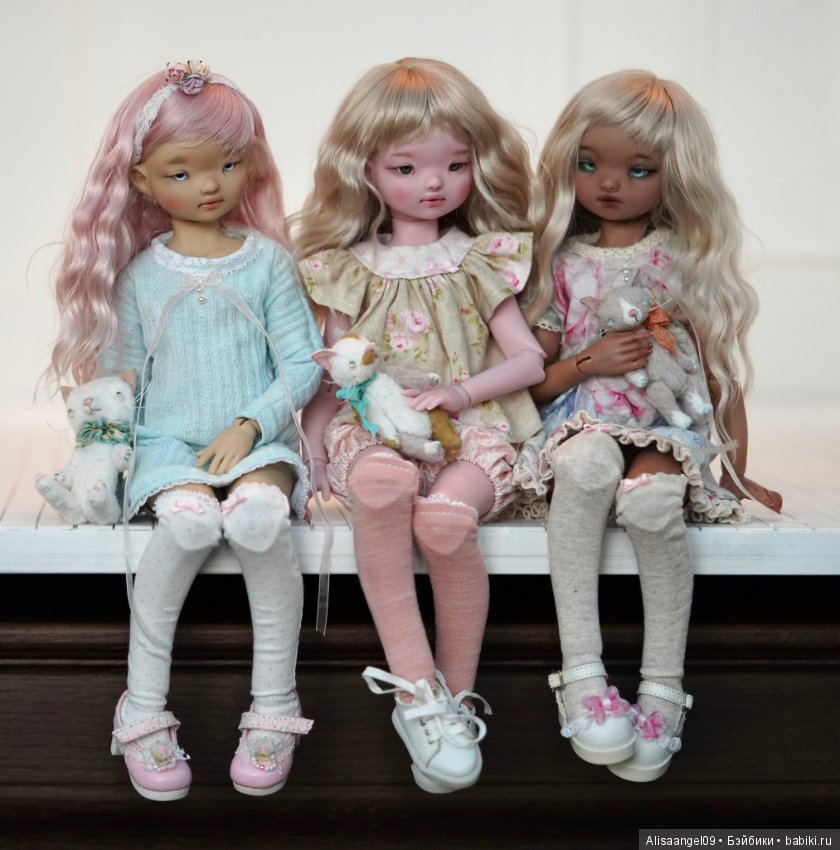 Шоколадная Чам,карамельная Чам и розовая Чам