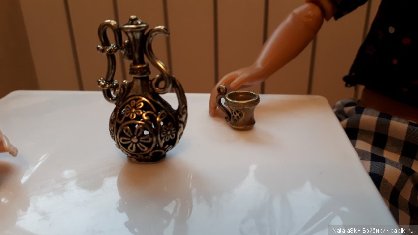 Кукольный сервиз из бижутерии