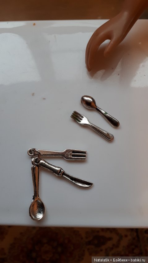 Кукольный сервиз из бижутерии (фото 2)