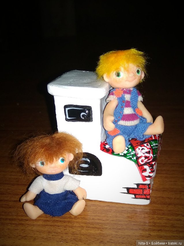 Домовята — Авторские миниатюрные куклы: лепка (фото 3)