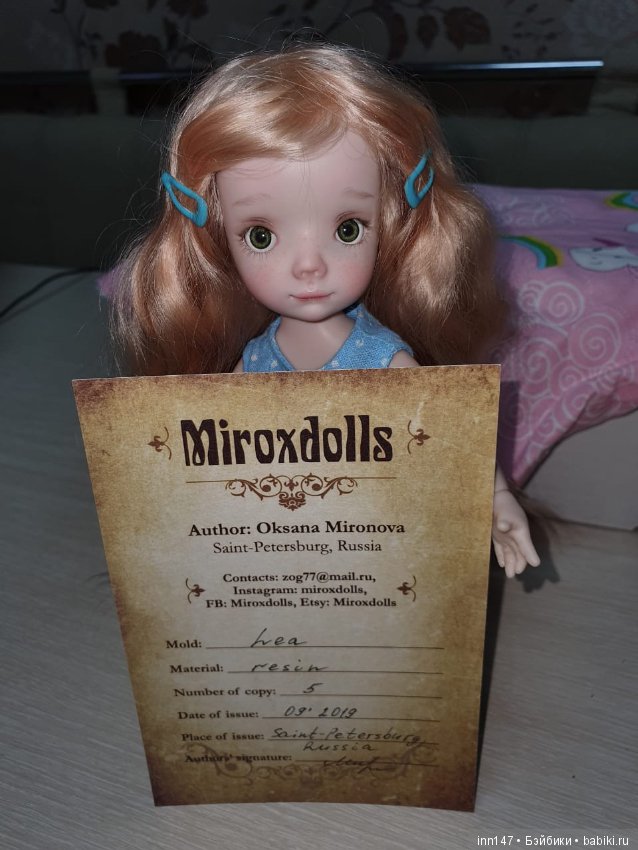 Лея от Оксаны Мироновой. Маленький ангел❤️ (фото 6)