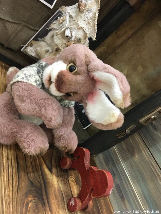 Lavander кролик-тедди — Авторские мишки Тедди и друзья: фото