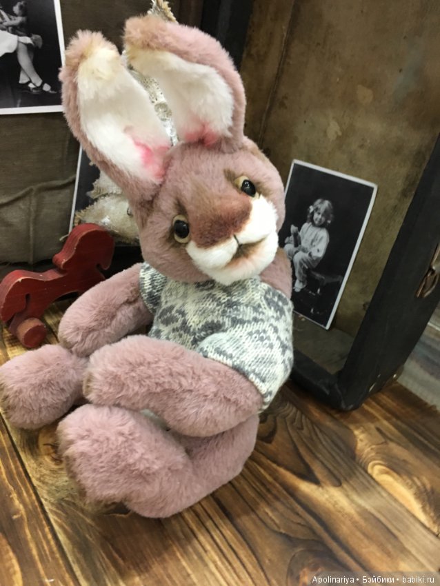 Lavander кролик-тедди — Авторские мишки Тедди и друзья: фото (фото 5)