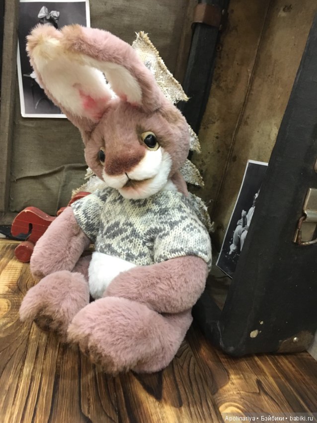 Lavander кролик-тедди — Авторские мишки Тедди и друзья: фото (фото 2)