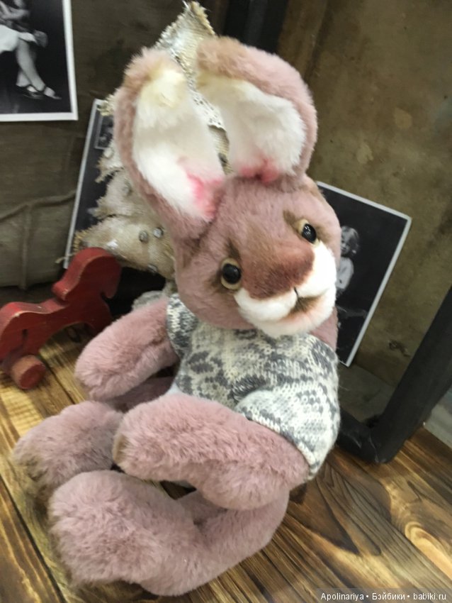 Lavander кролик-тедди — Авторские мишки Тедди и друзья: фото (фото 6)