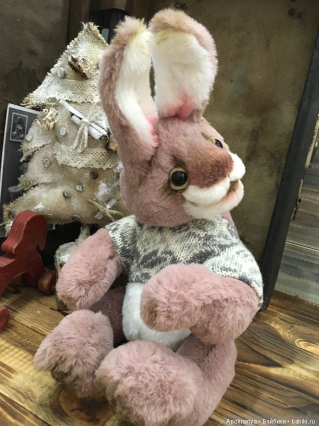 Lavander кролик-тедди — Авторские мишки Тедди и друзья: фото (фото 7)