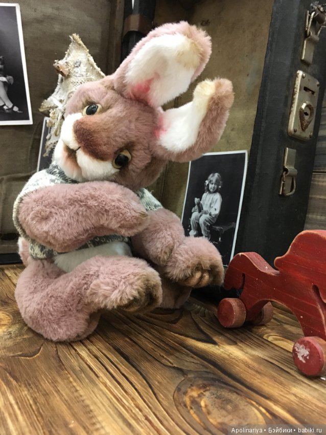 Lavander кролик-тедди — Авторские мишки Тедди и друзья: фото