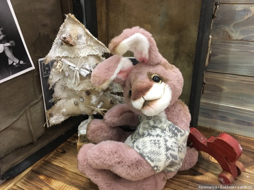 Lavander кролик-тедди — Авторские мишки Тедди и друзья: фото