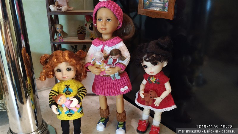 Карина со своими куклами — Куклы Kathe Kruse (Кате/Кэте Крузе): фото (фото 10)