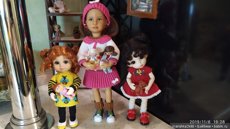 Карина со своими куклами — Куклы Kathe Kruse (Кате/Кэте Крузе): фото