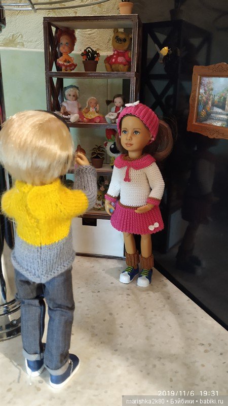 Карина со своими куклами — Куклы Kathe Kruse (Кате/Кэте Крузе): фото