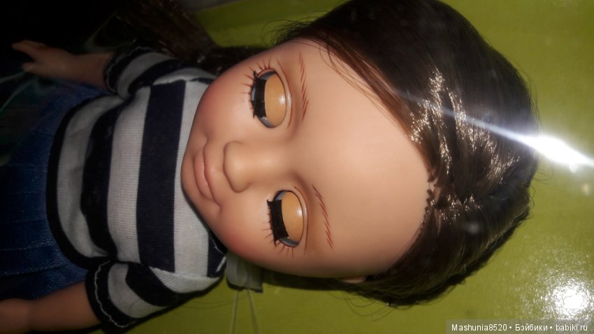 Вдовилось личико куклы Ася Весна. Как исправить (фото 2)