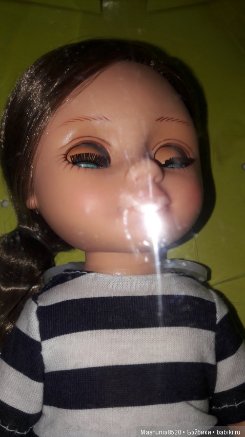 Вдовилось личико куклы Ася Весна. Как исправить