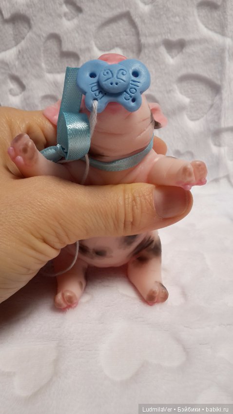 Силиконовый поросенок Пятнистик (фото 6)