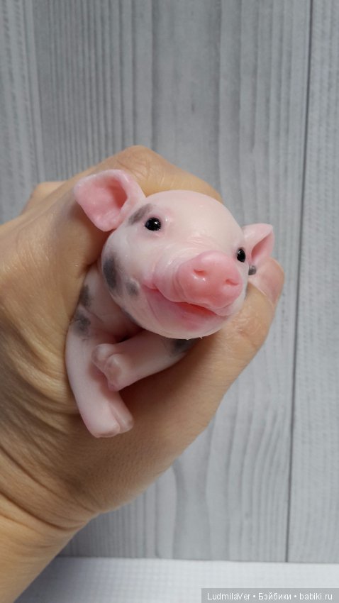 Силиконовый поросенок Пятнистик (фото 10)