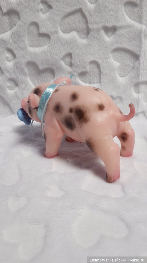 Силиконовый поросенок Пятнистик (фото 7)