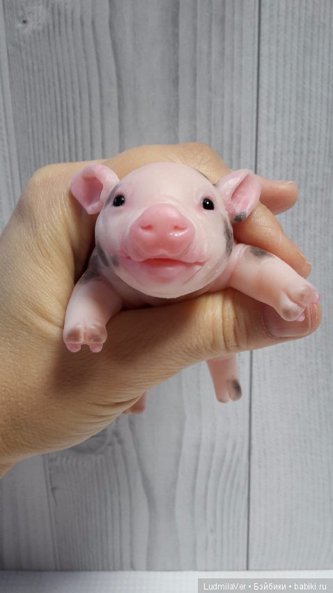 Силиконовый поросенок Пятнистик (фото 8)