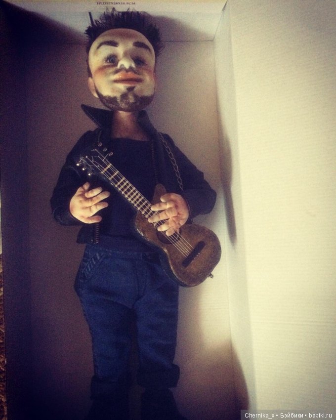 Скульптурный текстиль в чулочной технике - Кукла из капрона (фото 3)