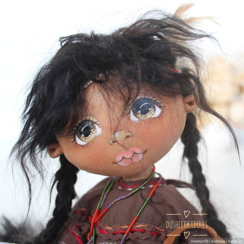 Кукла индийская навахо! Вождь или вождиха краснокожих (как правильно?) (фото 2)