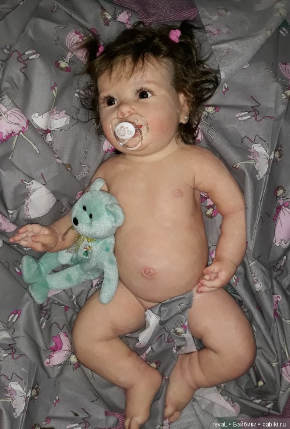 Марьяша – сладкая булочка. Полностью силиконовая девочка