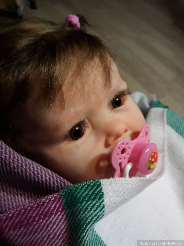 Марьяша – сладкая булочка. Полностью силиконовая девочка