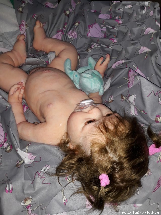 Марьяша – сладкая булочка. Полностью силиконовая девочка