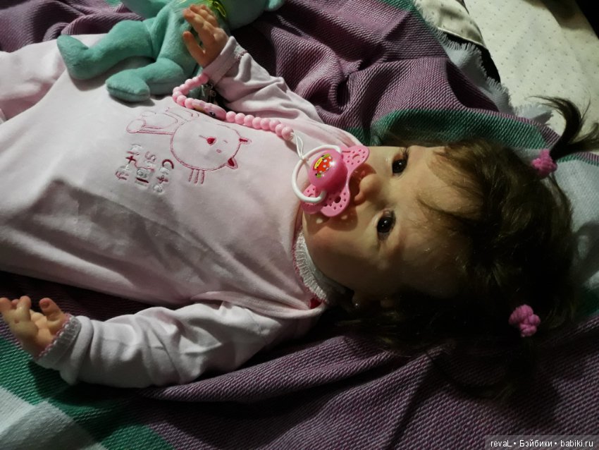 Марьяша – сладкая булочка. Полностью силиконовая девочка