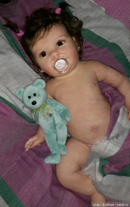 Марьяша – сладкая булочка. Полностью силиконовая девочка