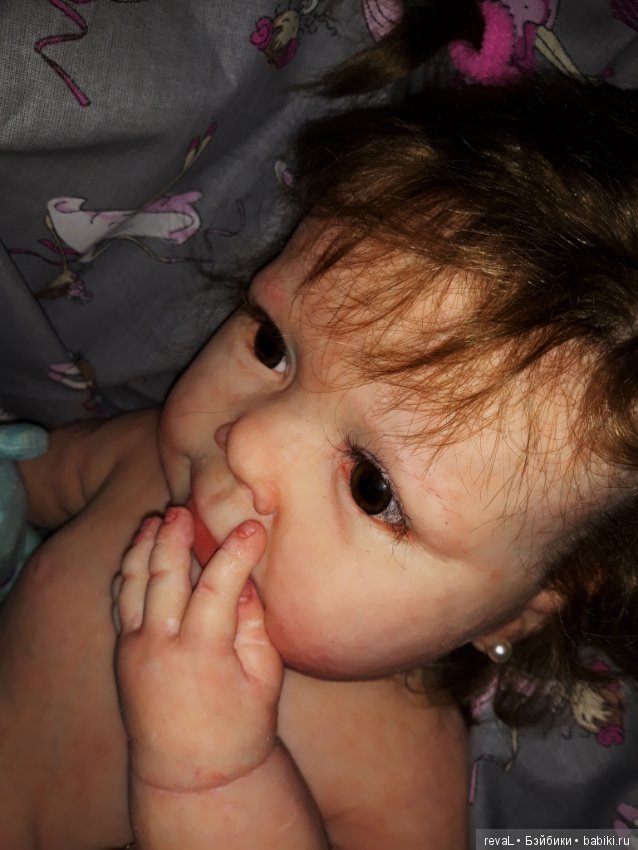 Марьяша – сладкая булочка. Полностью силиконовая девочка