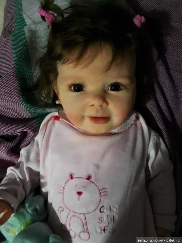 Марьяша – сладкая булочка. Полностью силиконовая девочка