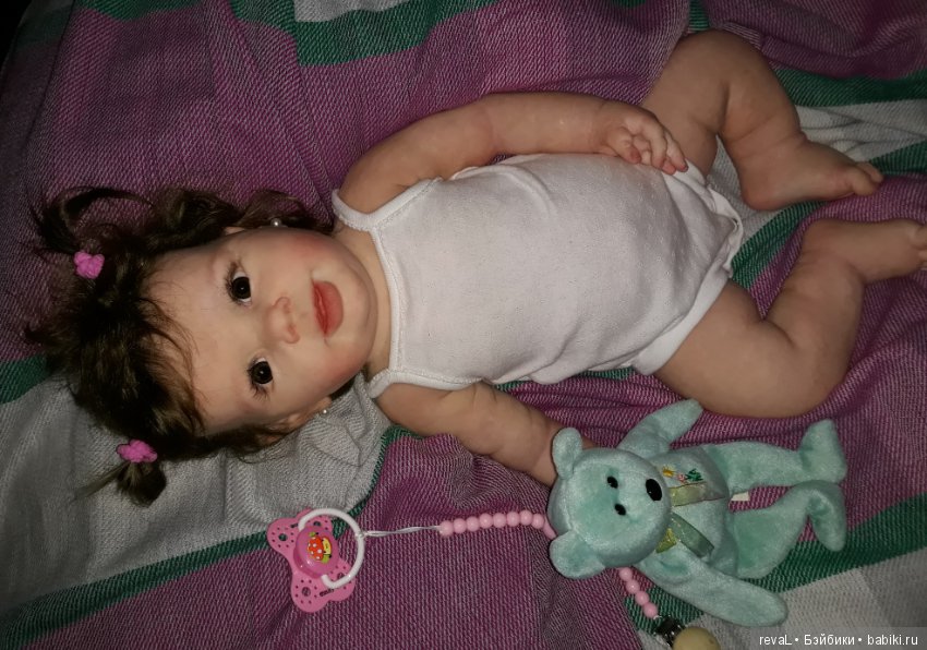 Марьяша – сладкая булочка. Полностью силиконовая девочка (фото 8)