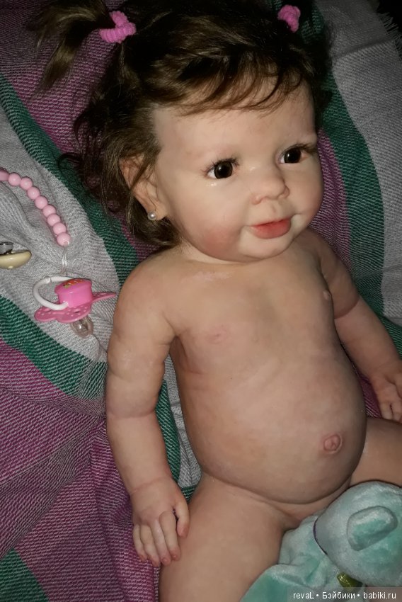 Марьяша – сладкая булочка. Полностью силиконовая девочка (фото 10)