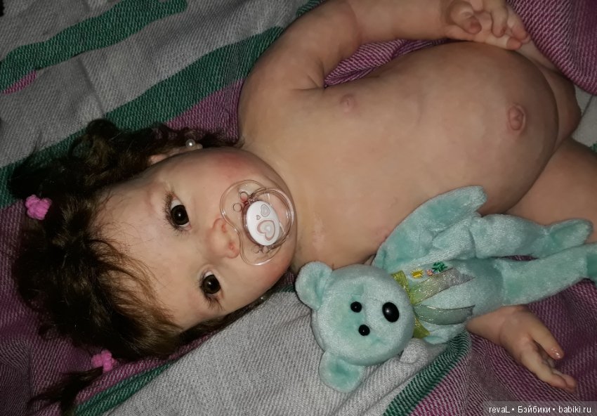 Марьяша – сладкая булочка. Полностью силиконовая девочка