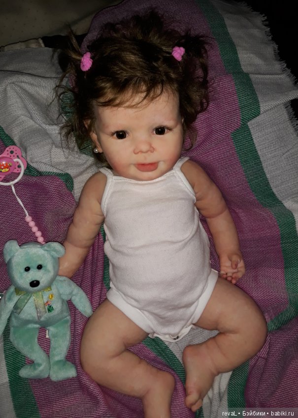 Марьяша – сладкая булочка. Полностью силиконовая девочка (фото 9)