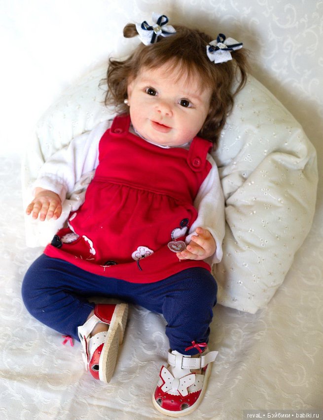 Марьяша – сладкая булочка. Полностью силиконовая девочка