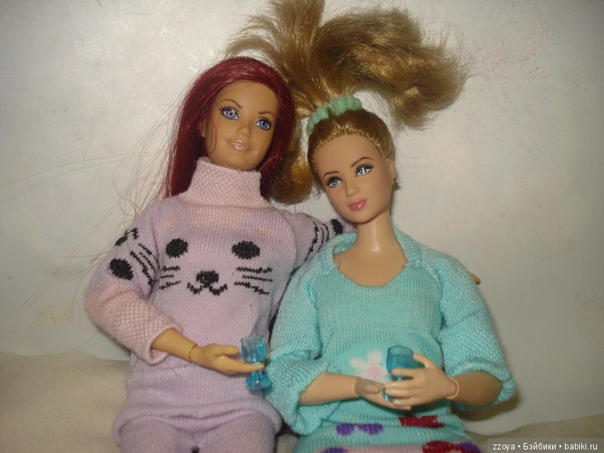 Пижамная вечеринка — Куклы Barbie (Барби): Looks