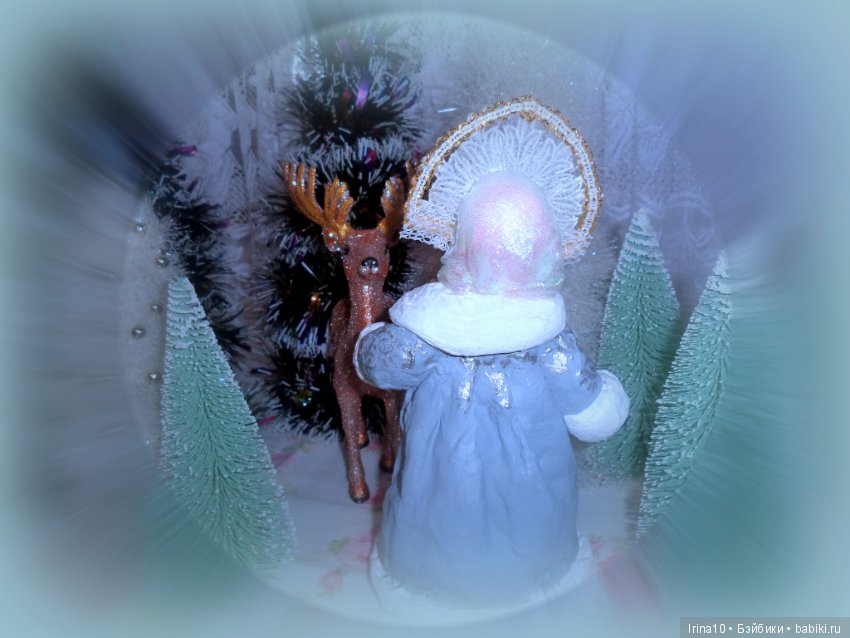 Снегурочка — Авторские куклы из дерева (фото 4)