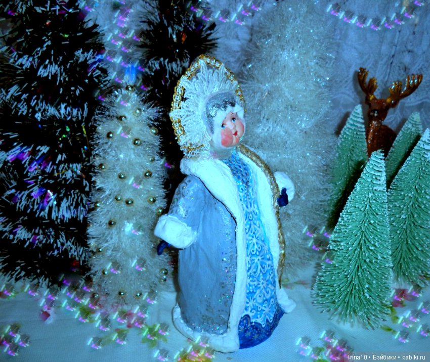 Снегурочка — Авторские куклы из дерева (фото 3)