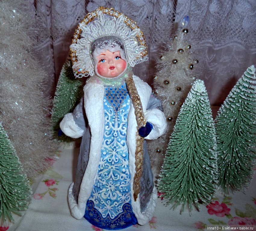 Снегурочка — Авторские куклы из дерева (фото 5)