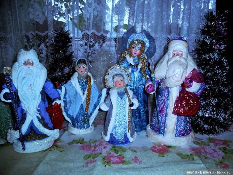 Снегурочка — Авторские куклы из дерева (фото 8)