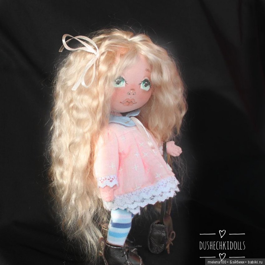 Если хотите такой цвет волос у куколки, то используйте краску (фото 2)