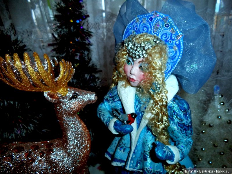 Снегурочка — Авторские куклы из дерева (фото 10)