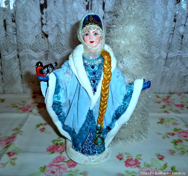 Снегурочка — Авторские куклы из дерева (фото 9)