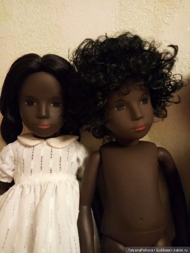 Негрики приехали! Кора Cora и Калеб Caleb Sasha doll