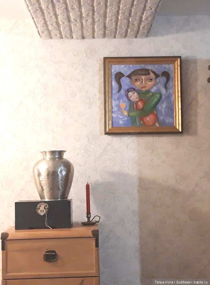 "Девочка и кукла". Картина маслом (фото 2)