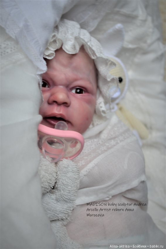 Закончена роспись малышки Медисон от Андрео Арчелло. Кукла-реборн Анны Морозовой (фото 10)